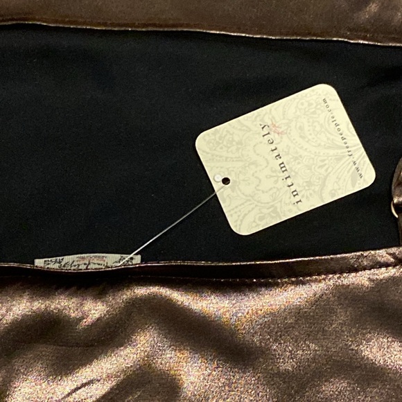 NWT Free People Sunset Shimmer Top in Rose Gold - Picture 6 of 10